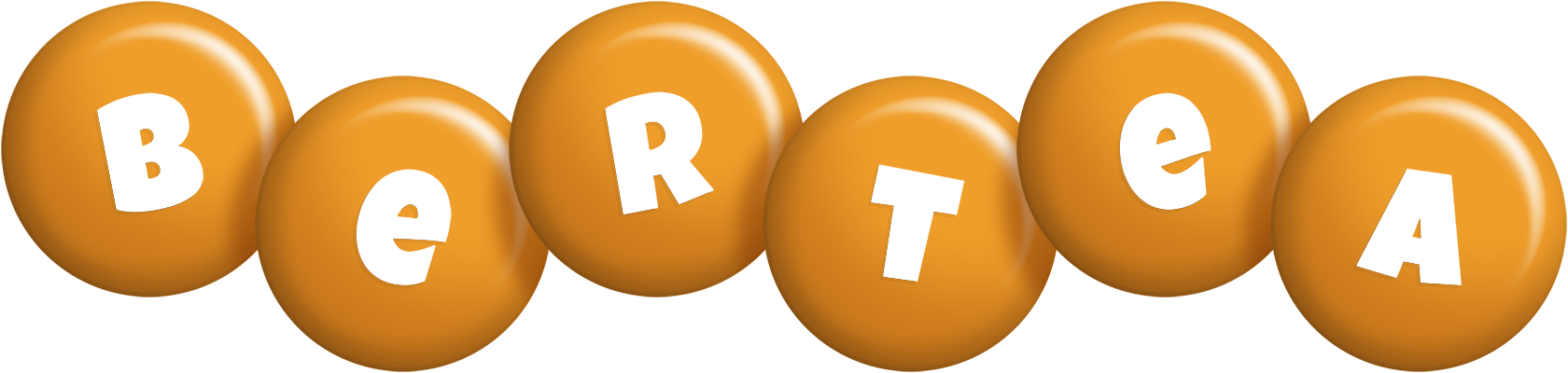 Bertea candy-orange logo