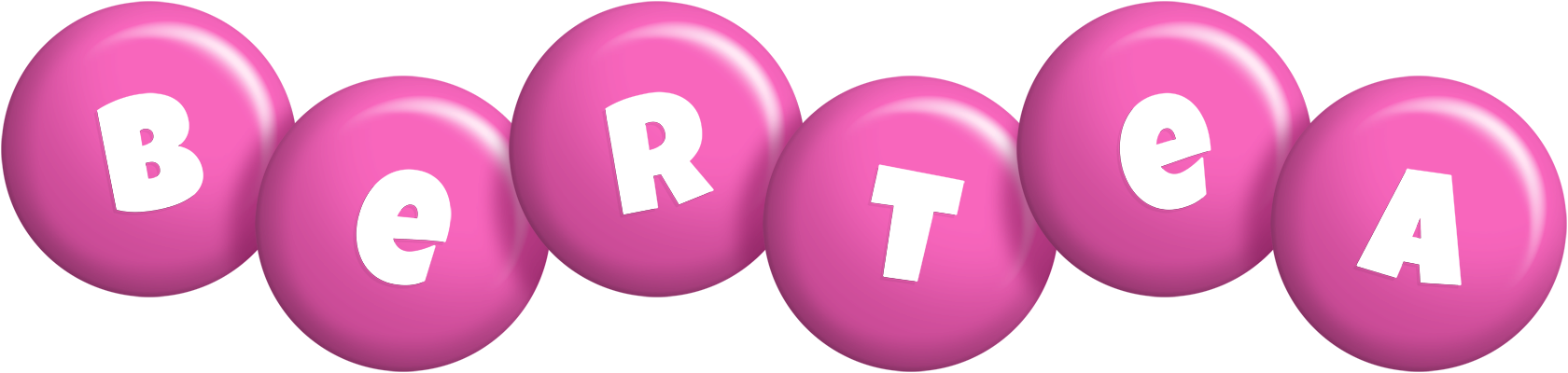 Bertea candy-pink logo