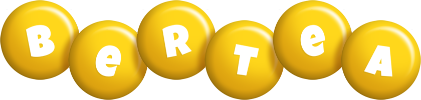 Bertea candy-yellow logo