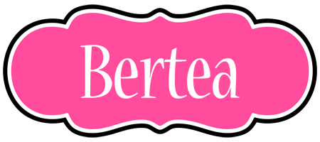 Bertea invitation logo