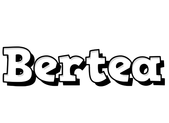 Bertea snowing logo