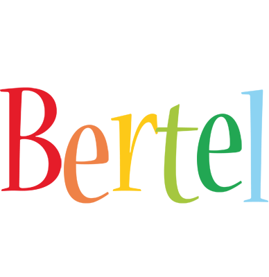 Bertel birthday logo