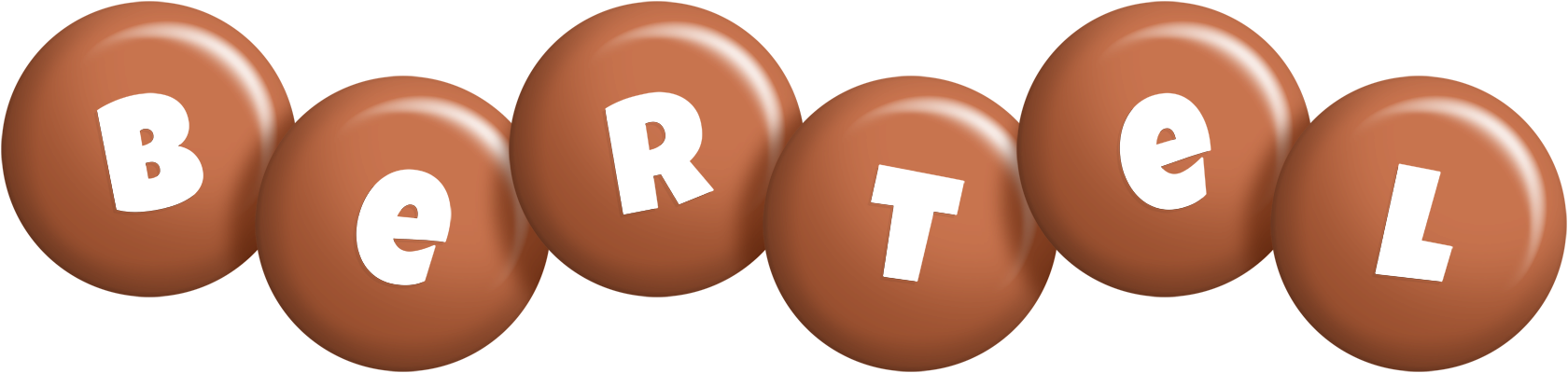 Bertel candy-brown logo