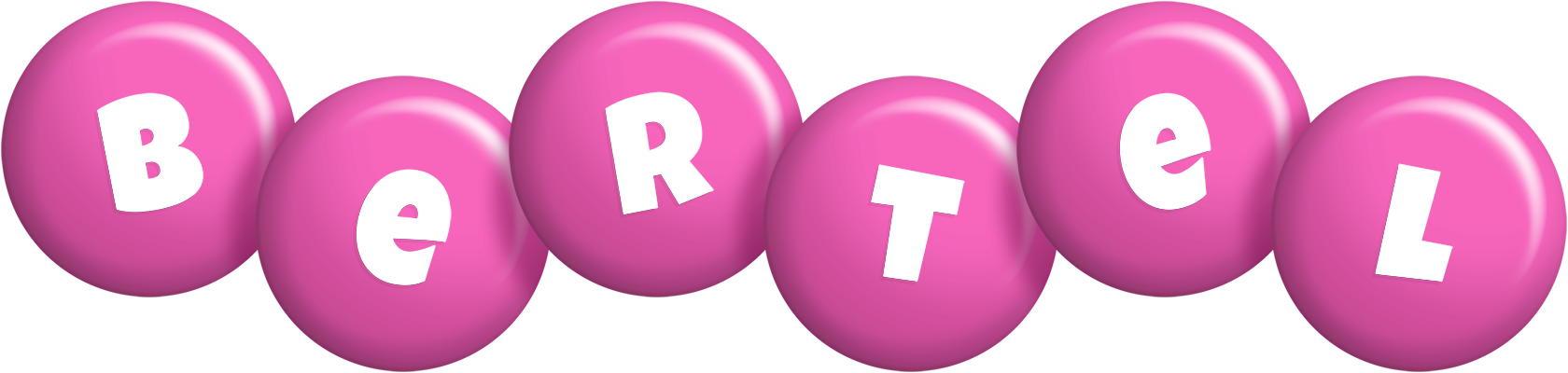 Bertel candy-pink logo