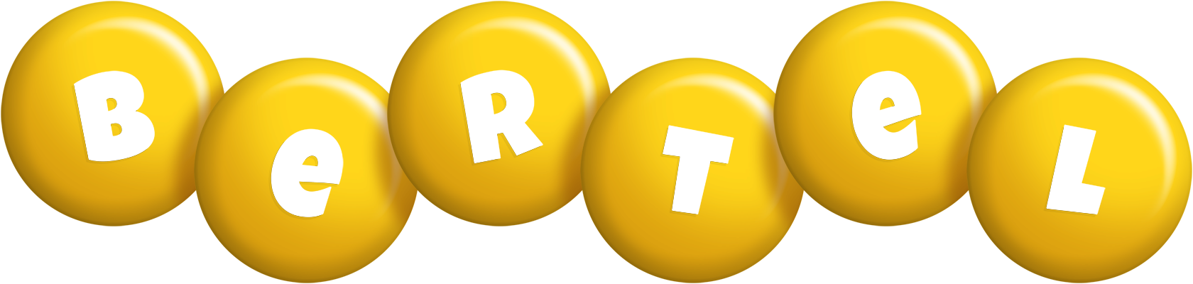 Bertel candy-yellow logo