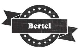 Bertel grunge logo