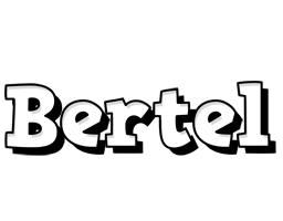 Bertel snowing logo