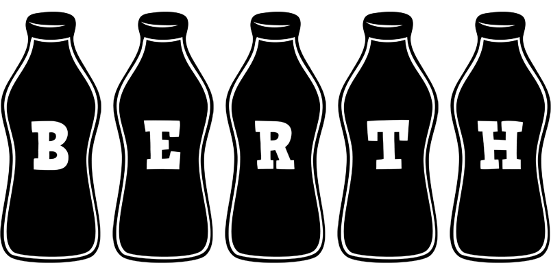 Berth bottle logo