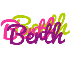 Berth flowers logo