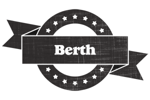 Berth grunge logo