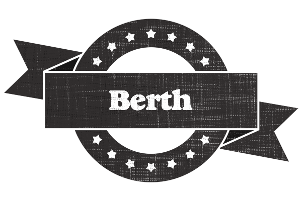 Berth grunge logo