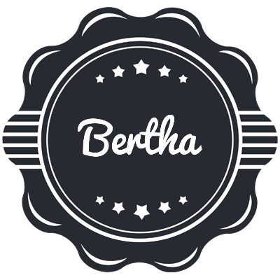 Bertha badge logo