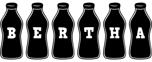 Bertha bottle logo