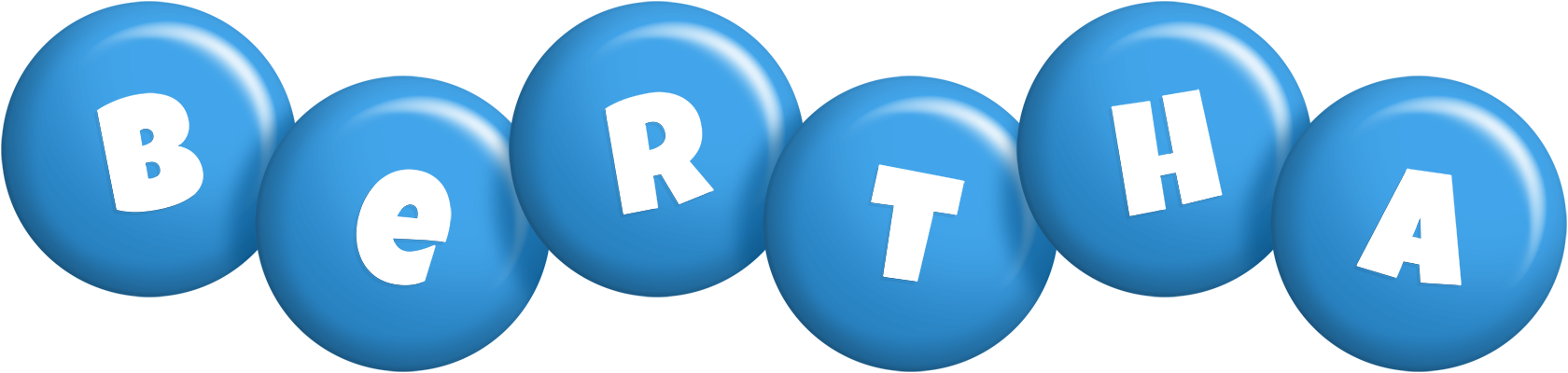 Bertha candy-blue logo