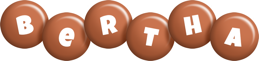 Bertha candy-brown logo