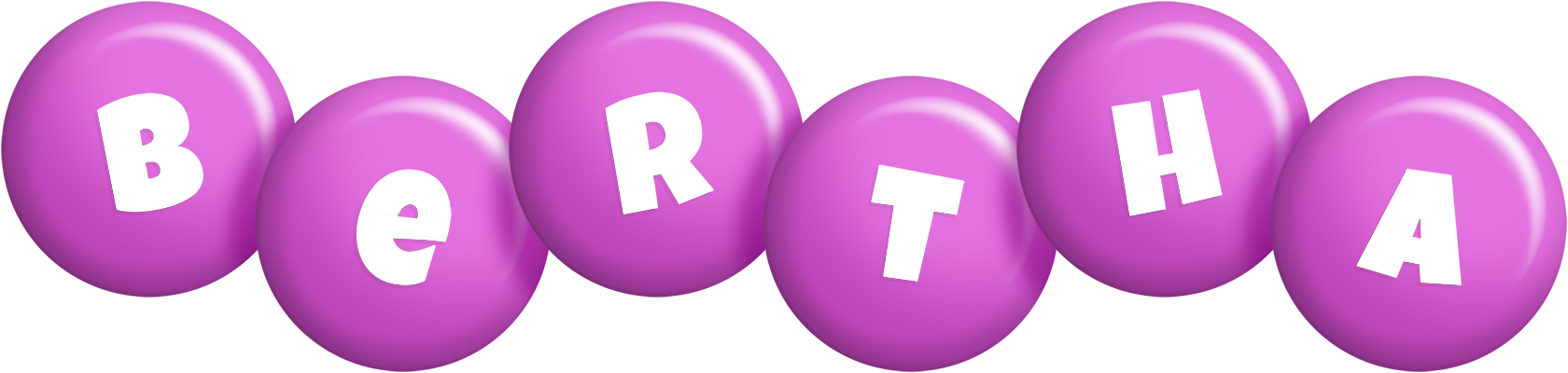 Bertha candy-purple logo