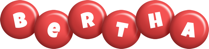 Bertha candy-red logo