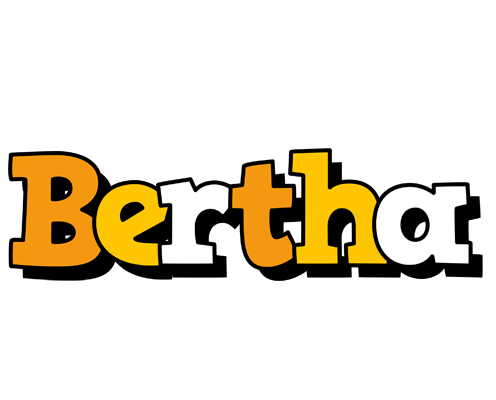 Bertha cartoon logo