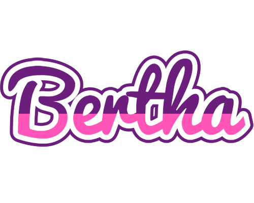 Bertha cheerful logo