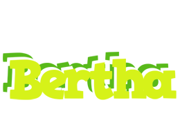 Bertha citrus logo