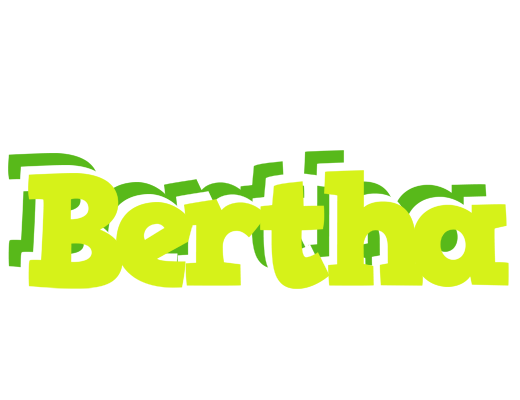 Bertha citrus logo