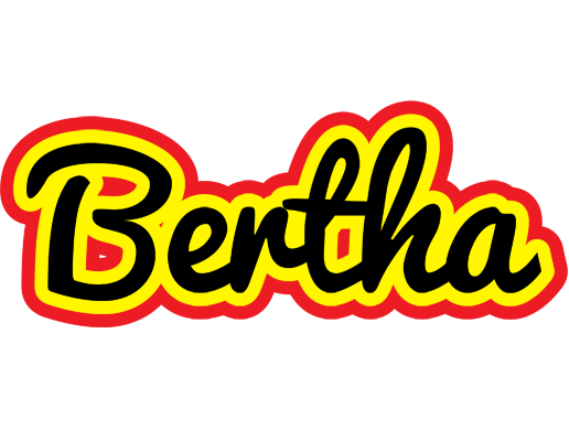 Bertha flaming logo