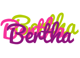 Bertha flowers logo