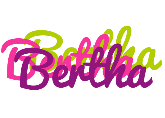 Bertha flowers logo