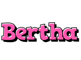 Bertha girlish logo