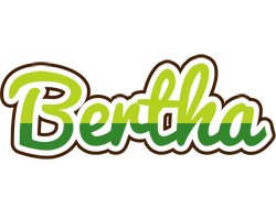 Bertha golfing logo