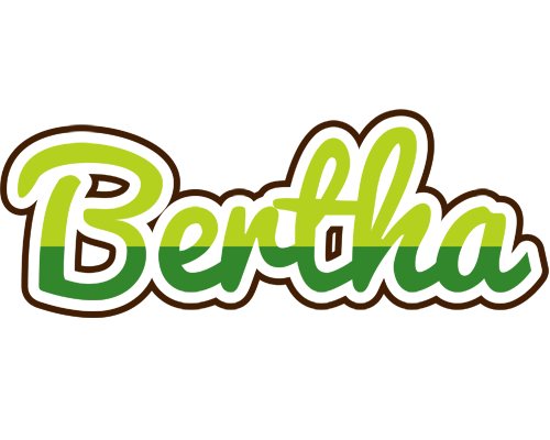 Bertha golfing logo