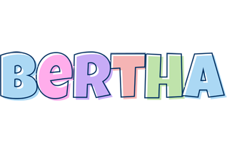 Bertha pastel logo