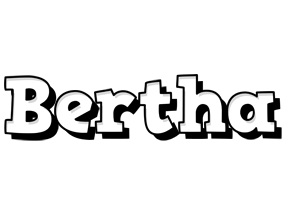Bertha snowing logo
