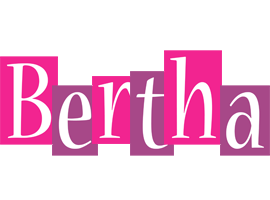 Bertha whine logo