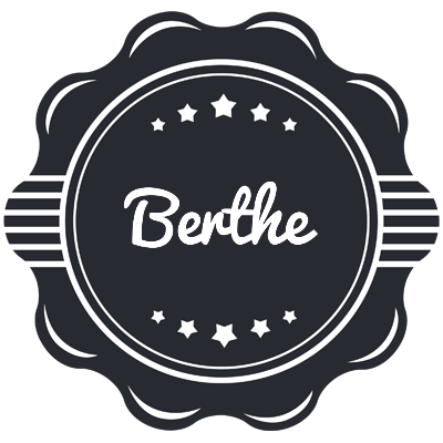 Berthe badge logo