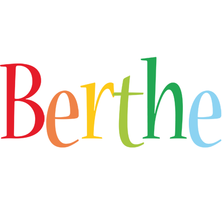 Berthe birthday logo