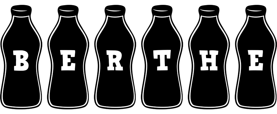 Berthe bottle logo
