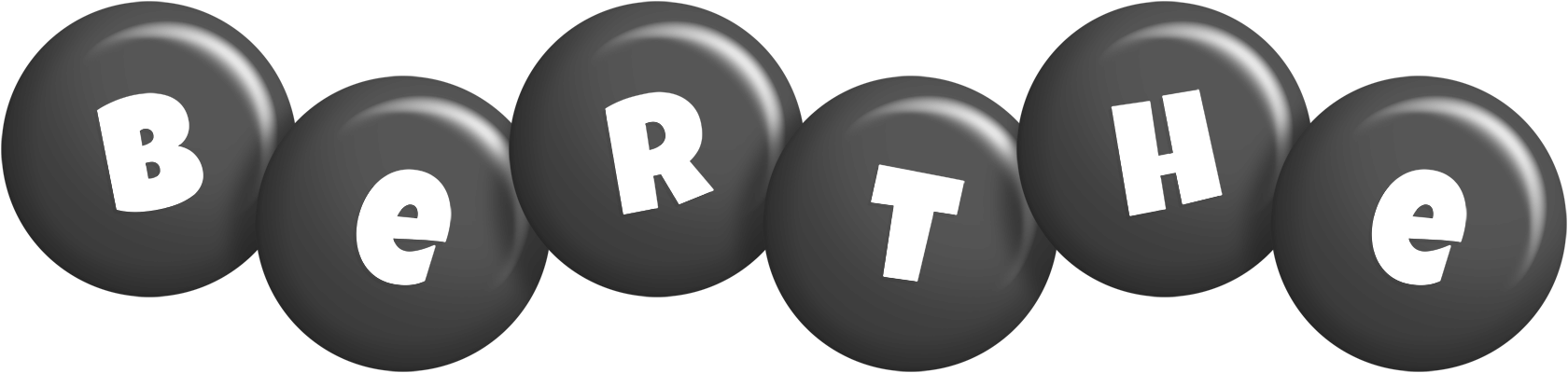 Berthe candy-black logo