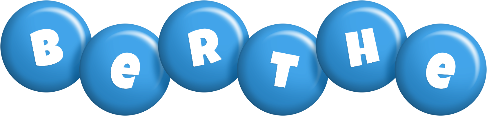 Berthe candy-blue logo