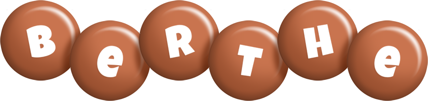 Berthe candy-brown logo