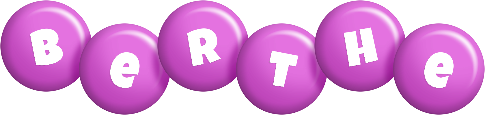 Berthe candy-purple logo