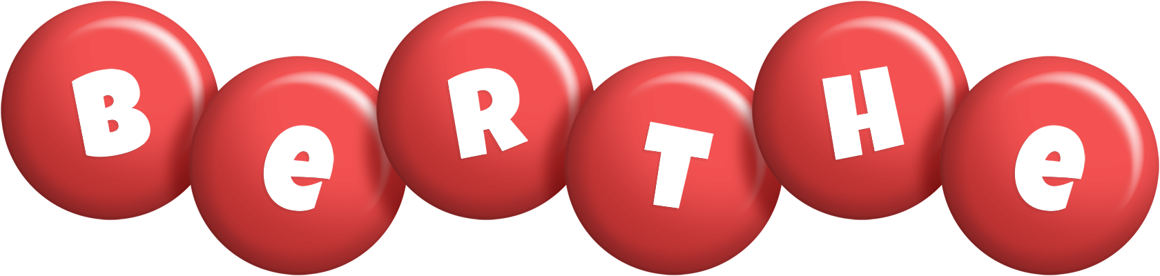 Berthe candy-red logo