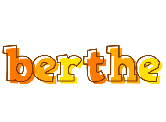 Berthe desert logo