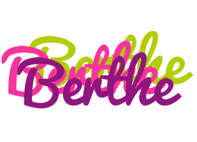 Berthe flowers logo