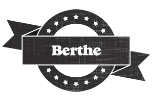 Berthe grunge logo