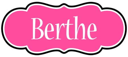 Berthe invitation logo