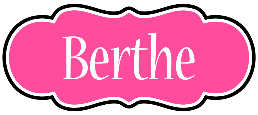 Berthe invitation logo