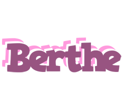 Berthe relaxing logo