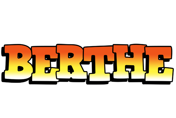 Berthe sunset logo