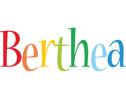 Berthea birthday logo